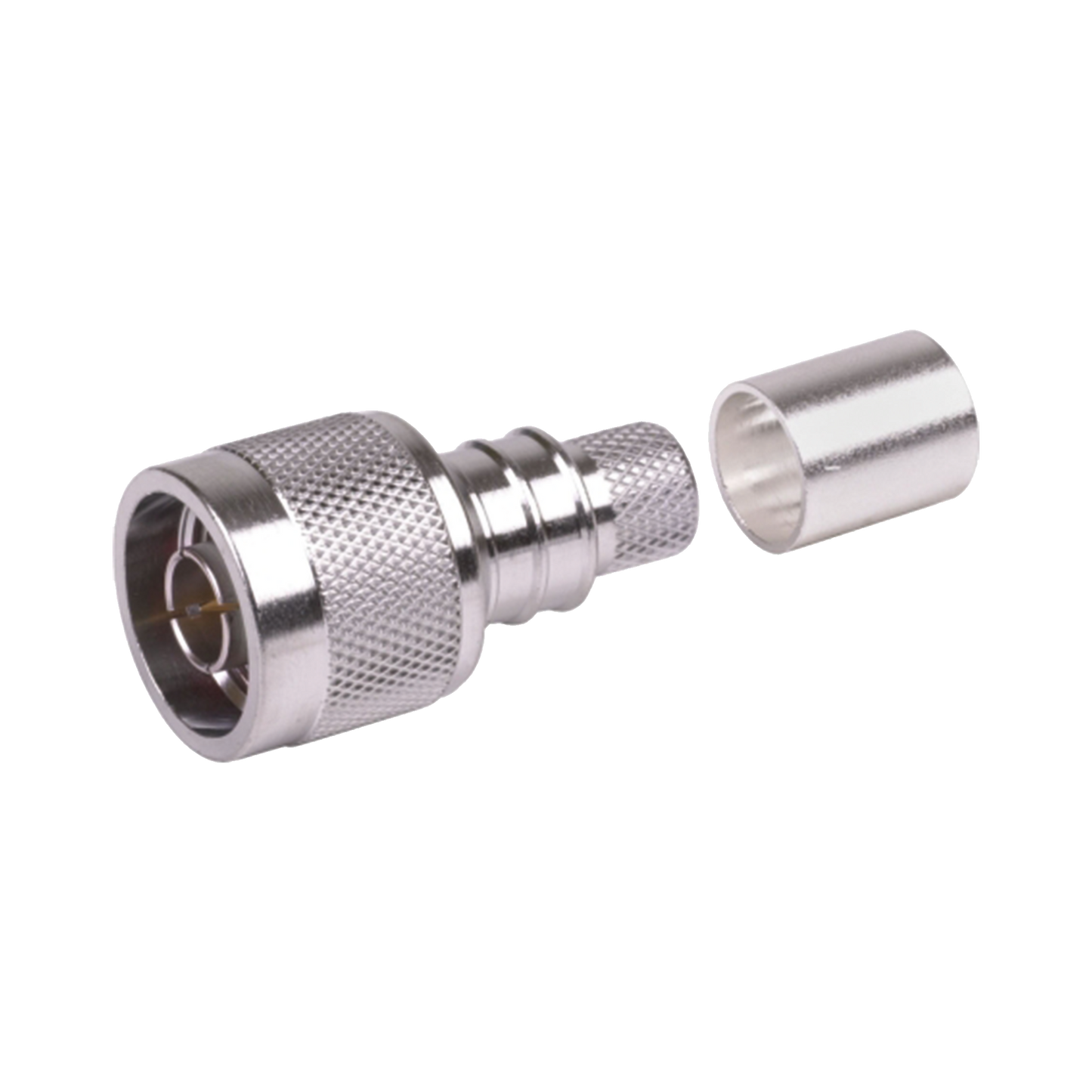 Conector N Macho Plegable con Pin Cautivo para cables Tipo RG8