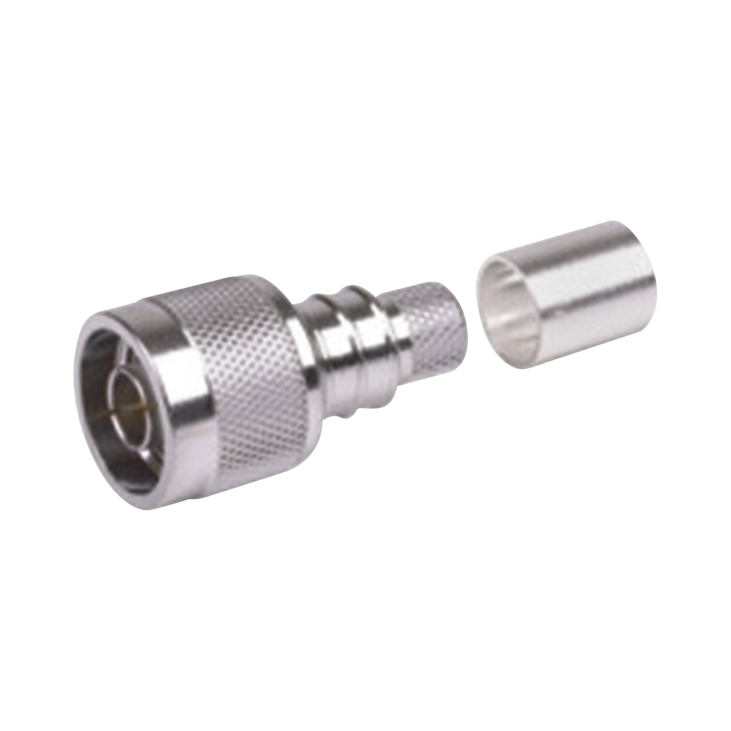 Conector N Macho Plegable con Pin Cautivo para cables Tipo RG8