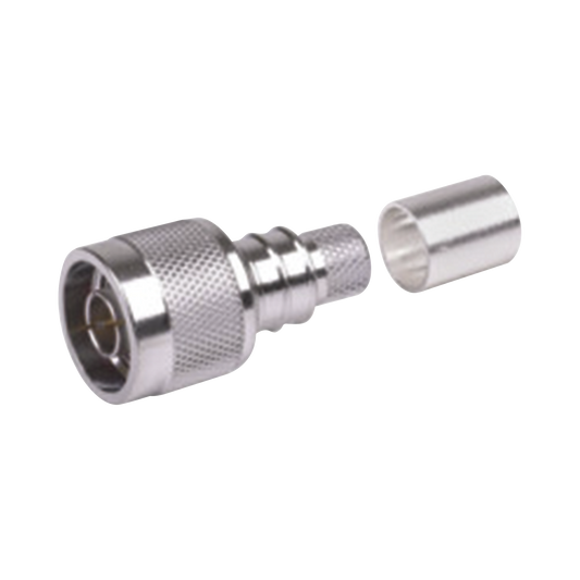 Conector N Macho Plegable con Pin Cautivo para cables Tipo RG8