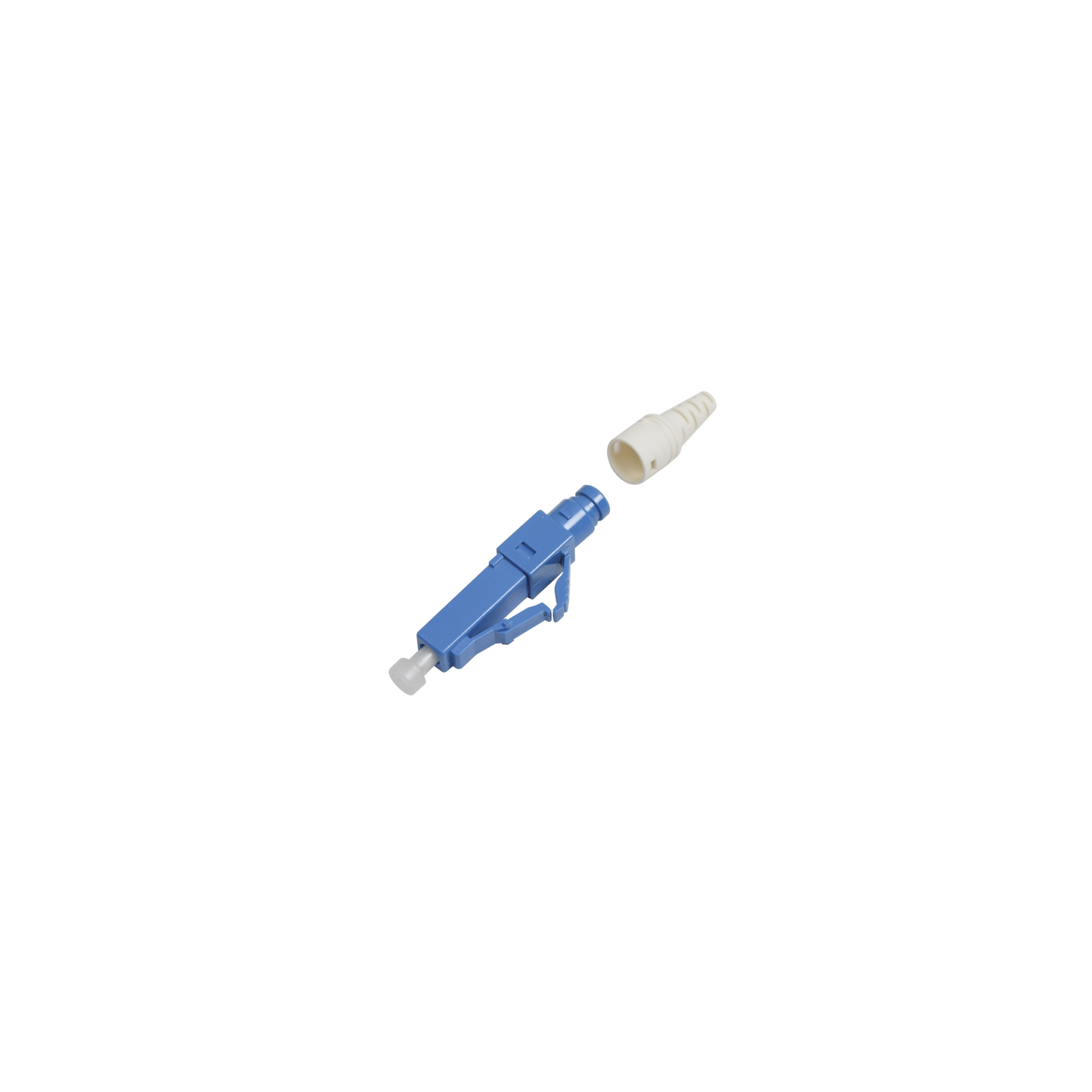 Conector de Fibra Ã“ptica pre-pulido LightBow LC/UPC Simplex, Monomodo OS1/OS2, re-terminable, Color Azul