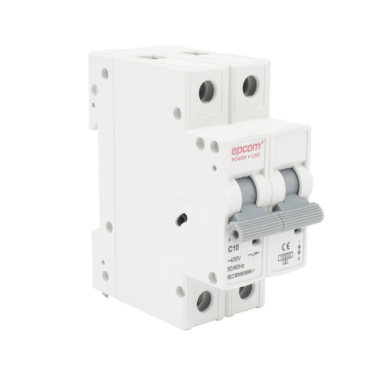 ProtecciÃ³n TÃ©rmica 2P, 10 A,  Corriente Alterna  400 Vca para AplicaciÃ³n Fotovoltaica Montaje Riel DIN