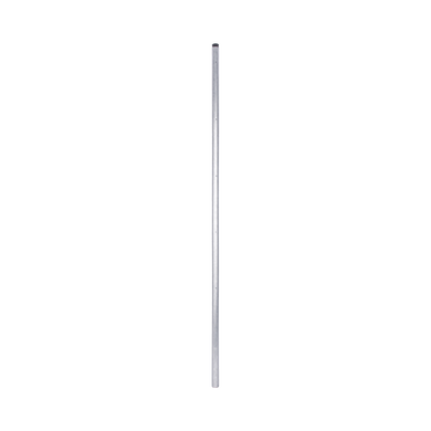 Poste de esquina fabricado en tubo galvanizado con 5 perforaciones para aisladores.