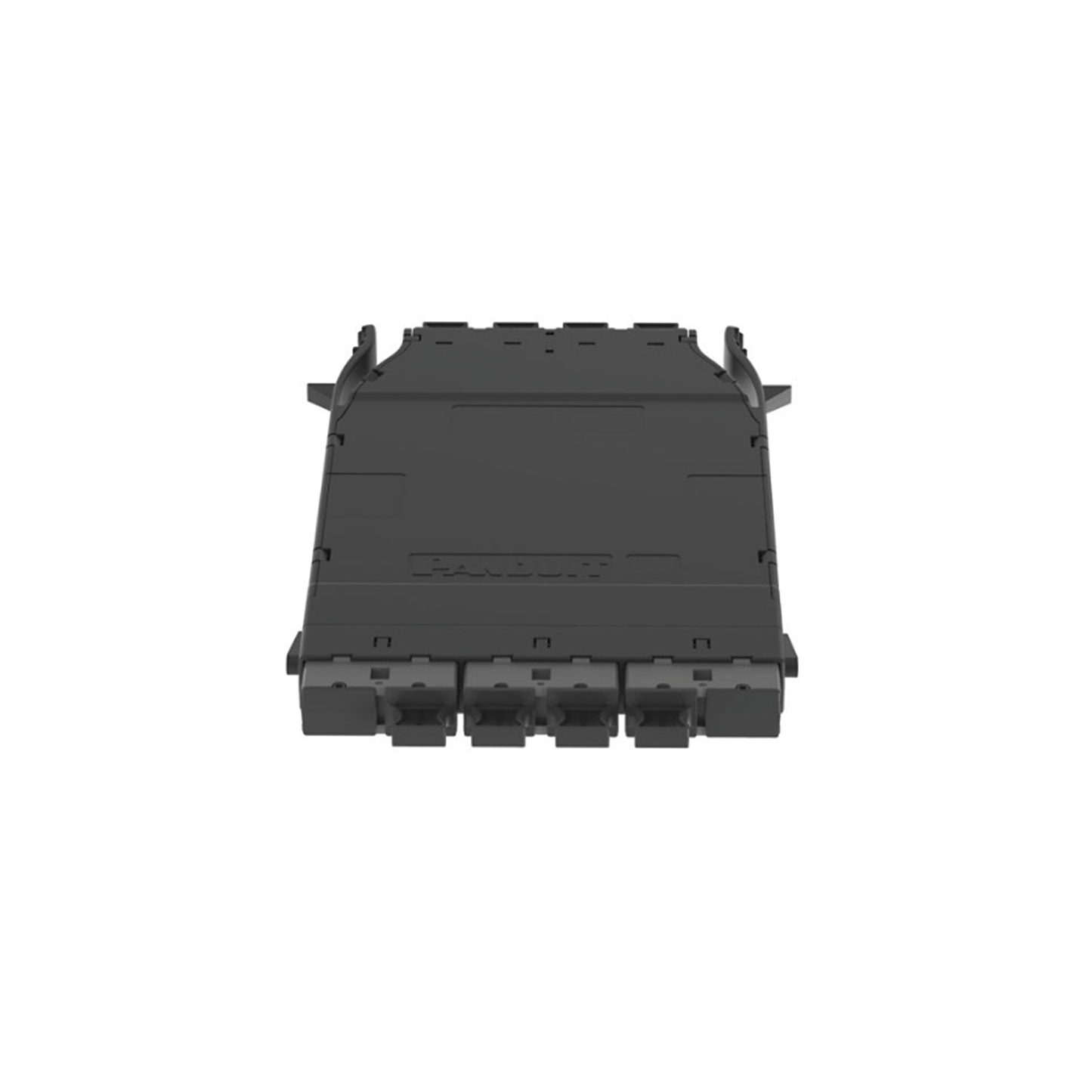 Cassette HD Flexâ„¢ Para 32 Fibras Multimodo OM4, de 4 MPO(8F) Macho a 4 MPO(8F) Macho, Color Gris