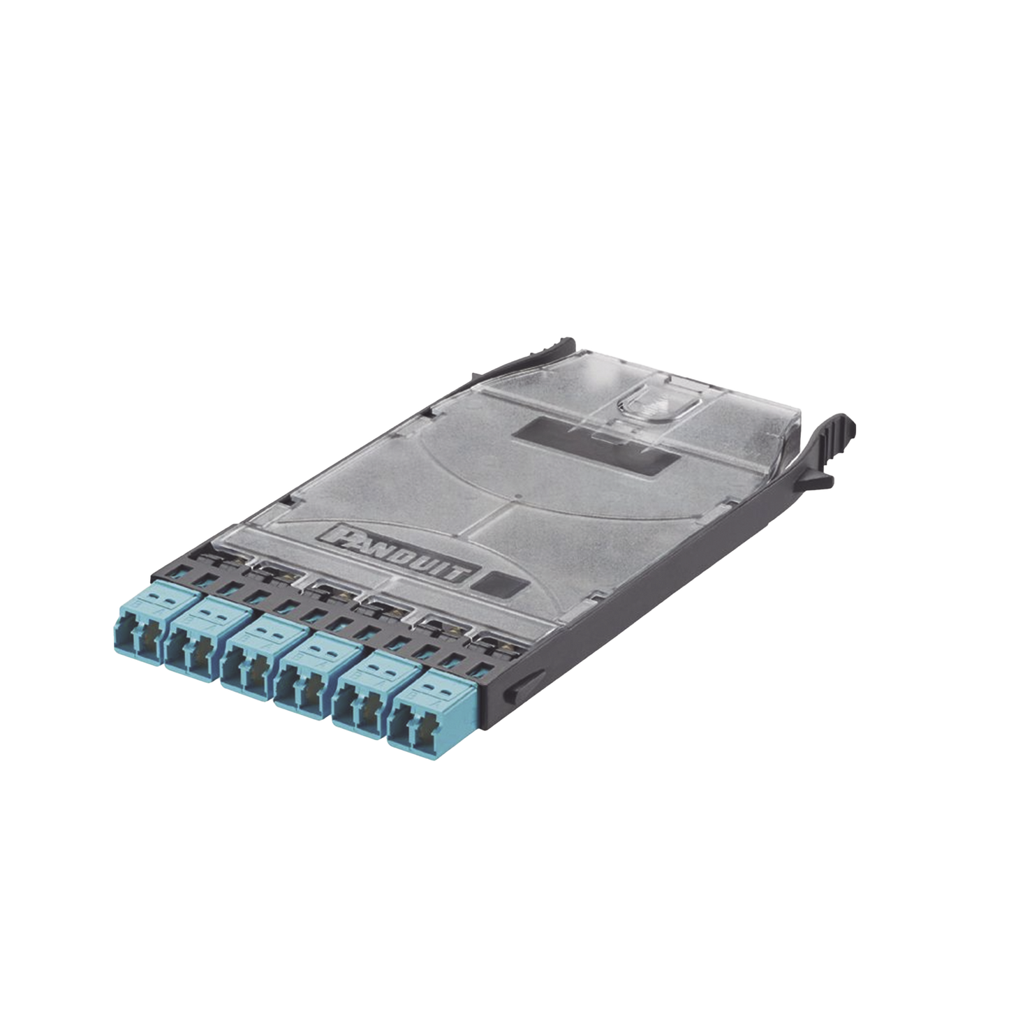 Cassette HD Flexâ„¢ Con 6 Puertos LC Duplex (12 Fibras), Para Fibra Multimodo OM3, Color Azul