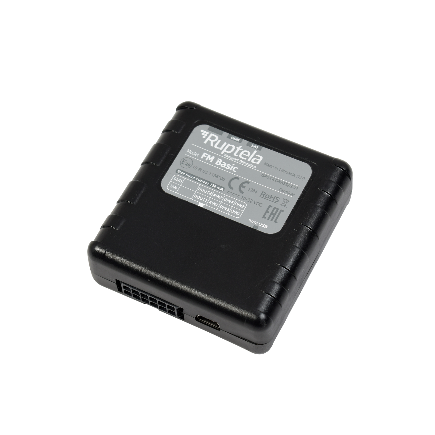 Localizador Basico Ideal para flotas, Con Multiples entradas y salidas digitales compatible con GPS y GLONASS