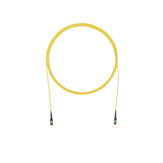 Cable de Interconexión de 12 Fibras Ópticas Monomodo OS2, de PanMPO Hembra a PanMPO Hembra, Polaridad A, LSZH, de 1.5 Me