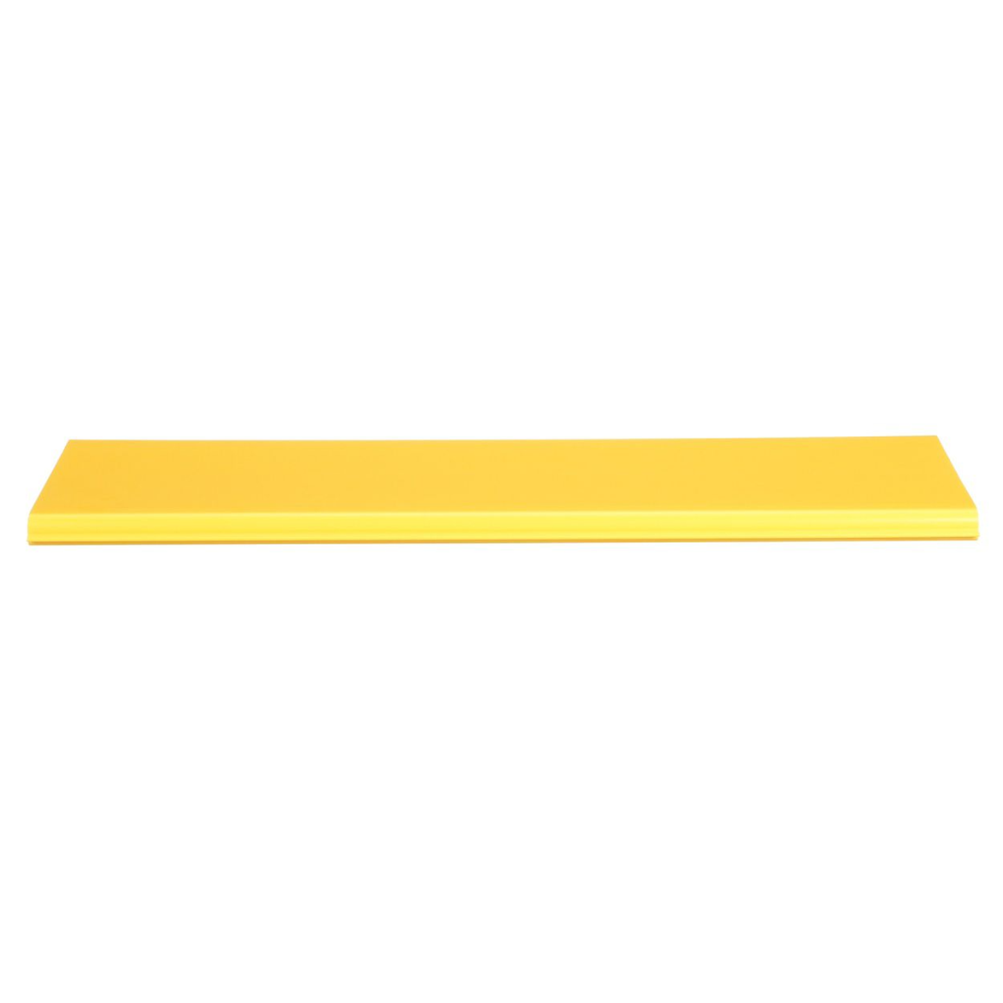 Tapa Con Bisagra a Presión Para Canaleta FiberRunnerâ„¢ FR6X4YL2, de PVC Rígido, Color Amarillo, 2 m de Largo