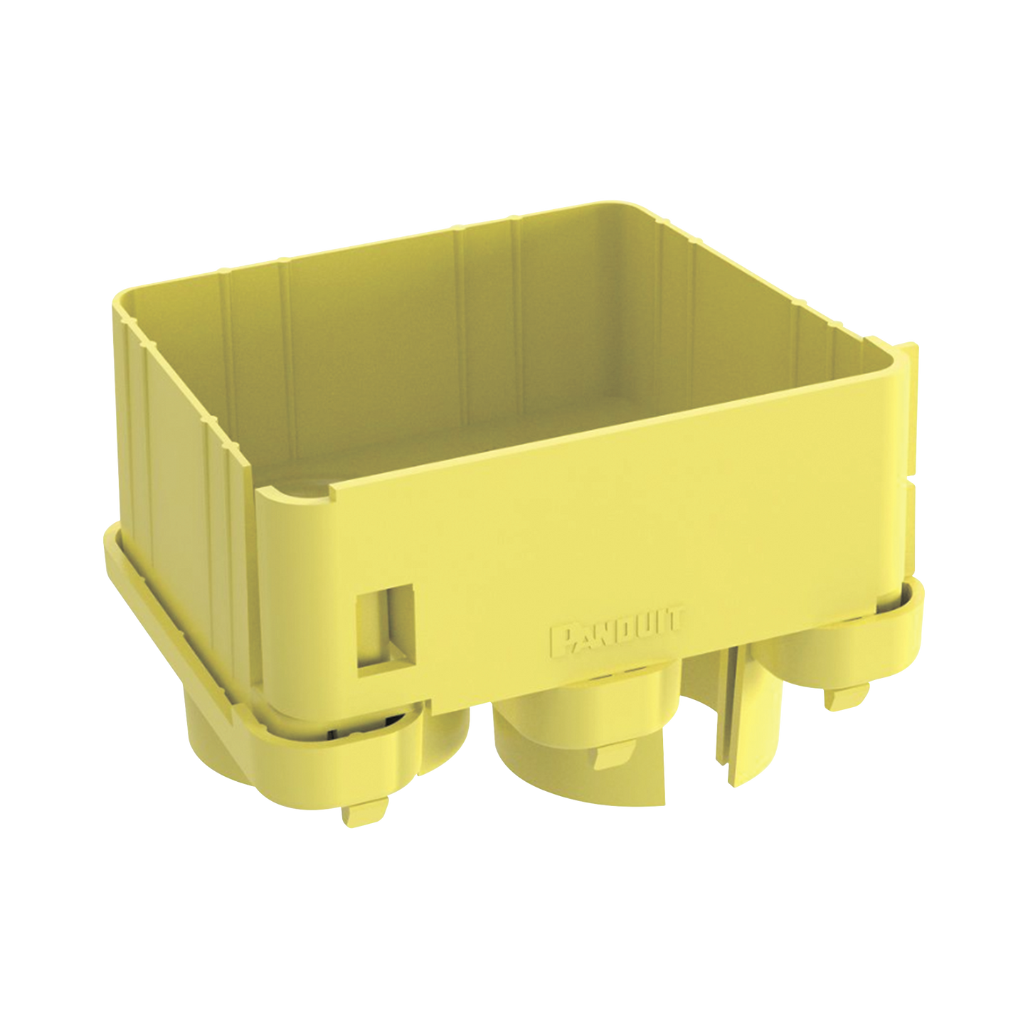 Tapa con 2 Salidas a Tubo de 1.5in (38mm), Para uso con Canaletas 4X4 FiberRunnerâ„¢, Color Amarillo