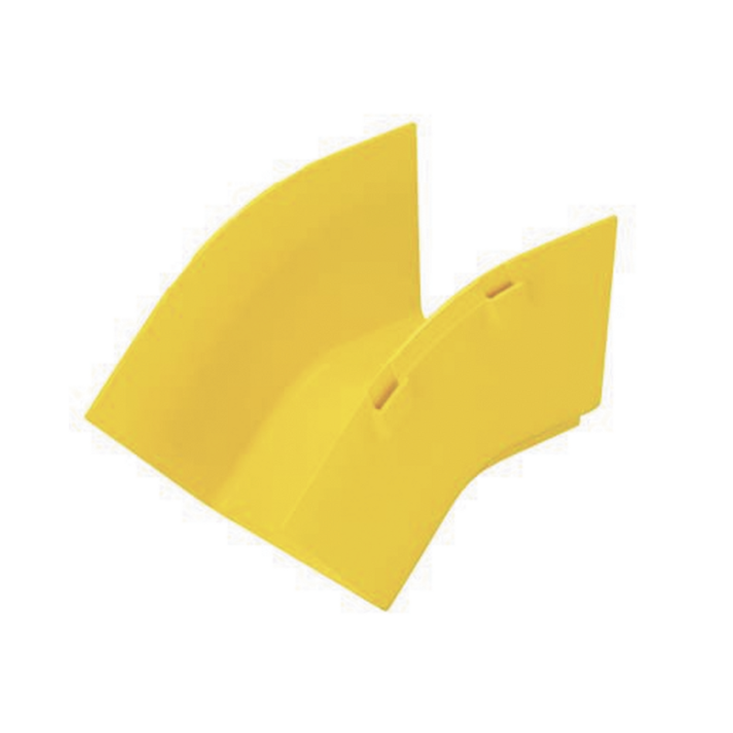 Bajada Vertical Exterior de 45º sin Tapa, Para uso con Canaletas 4X4 FiberRunnerâ„¢, Color Amarillo