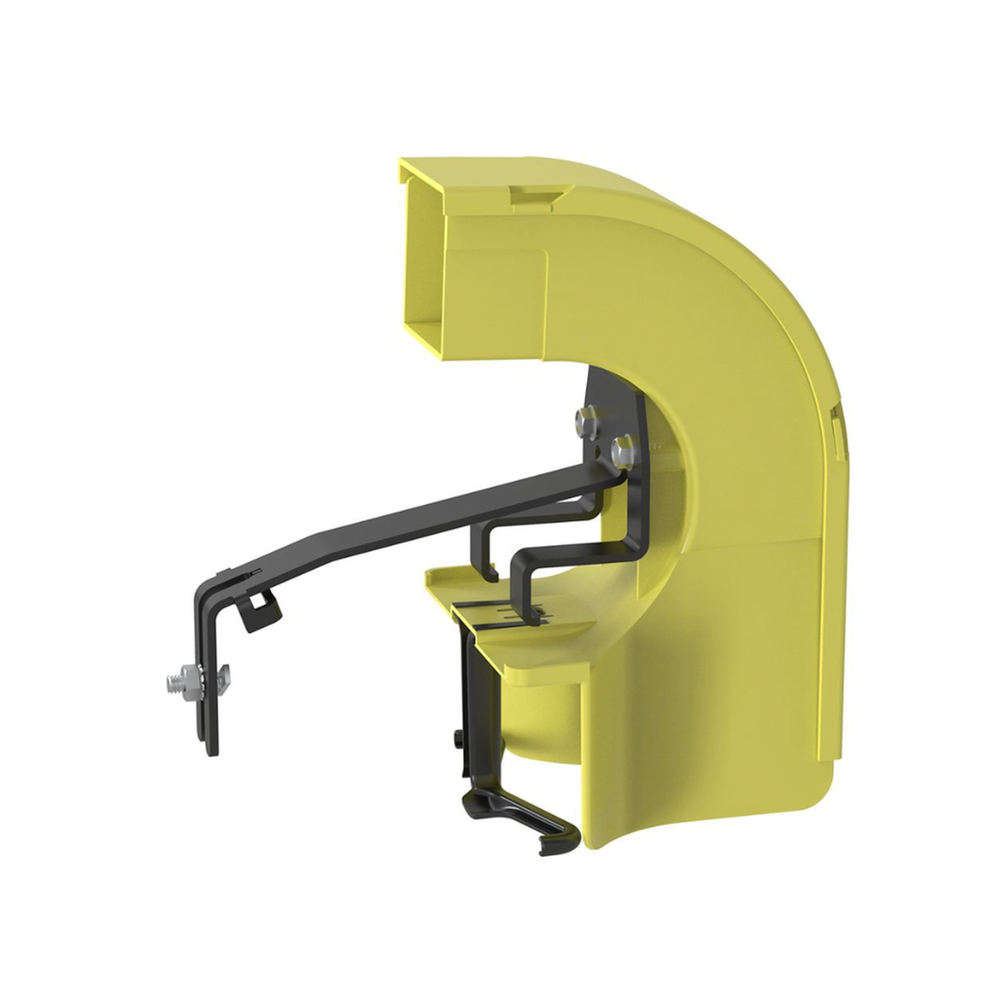 Bajada Para Canaleta FiberRunnerâ„¢, Uso con Medidas 4x4, 6X4, 12X4, o 24X12, Con Reducción a 2X2, Color Amarillo
