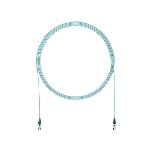 Cable de Interconexión de 12 Fibras Ópticas Multimodo OM4, de PanMPO Hembra a PanMPO Hembra, Polaridad A, LSZH, de 1.5 M