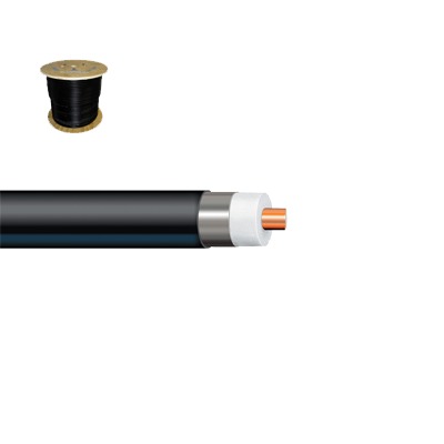 Cable coaxial HELIAX de 7/8", aluminio liso, BLINDADO, 50 Ohms, Carrete de 305 metros