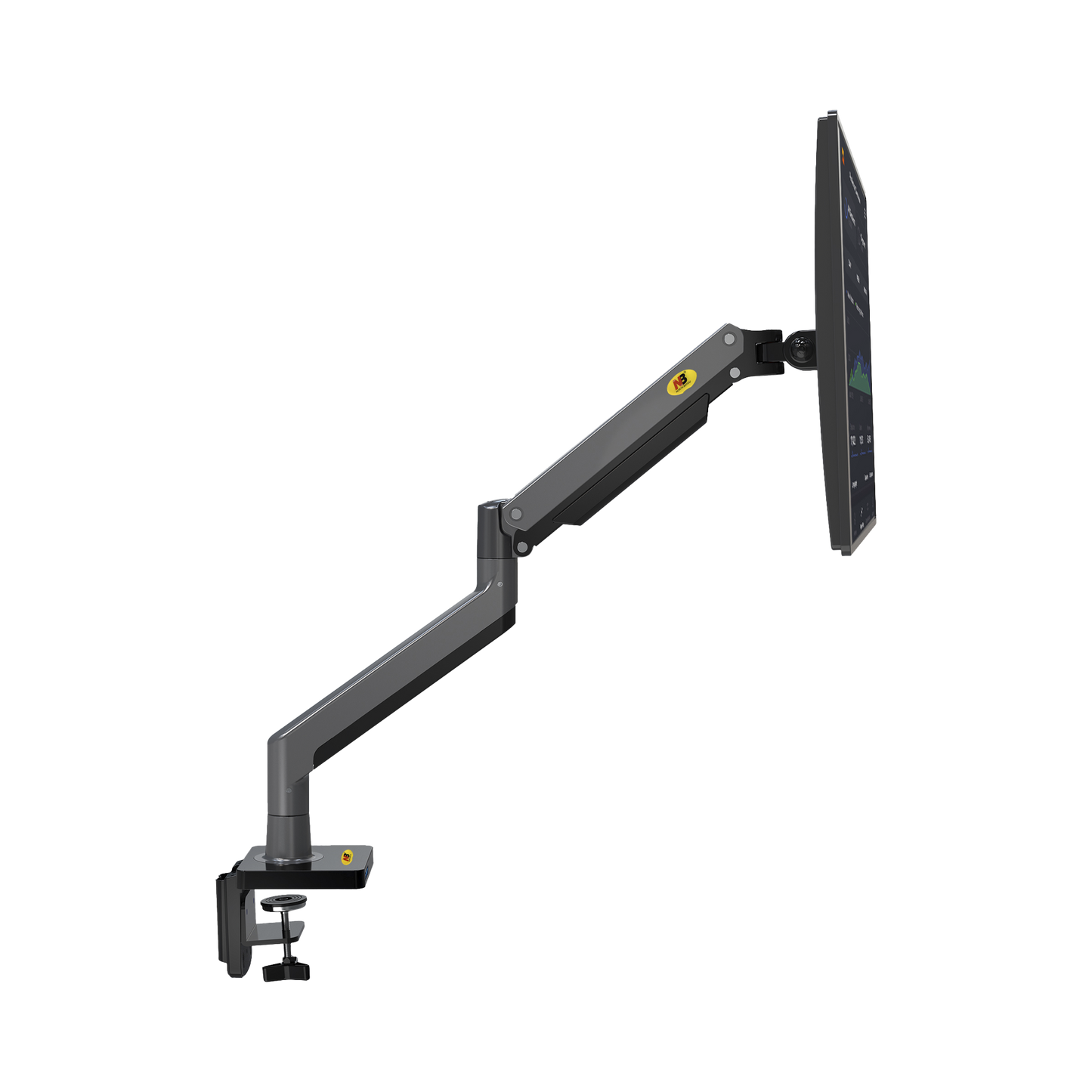 Montaje de Escritorio Articulado para Monitores de 22-40" / Soporta hasta 15 kg / Vesa 75 x 75 / 100 x 100 / Acero / Giro: 360Â°