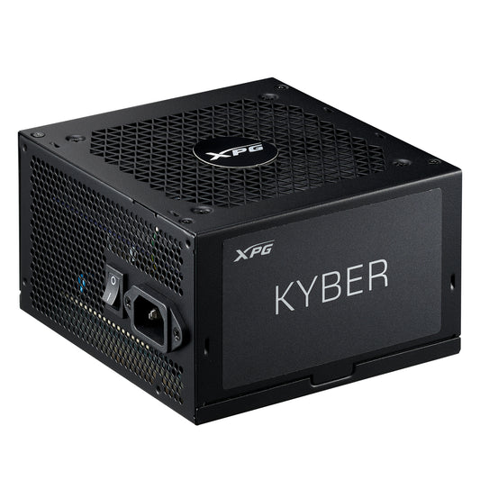 Fuente de Poder XPG KYBER, 650W, No modular. Color NEGRO.  KYBER650G-BKCUS