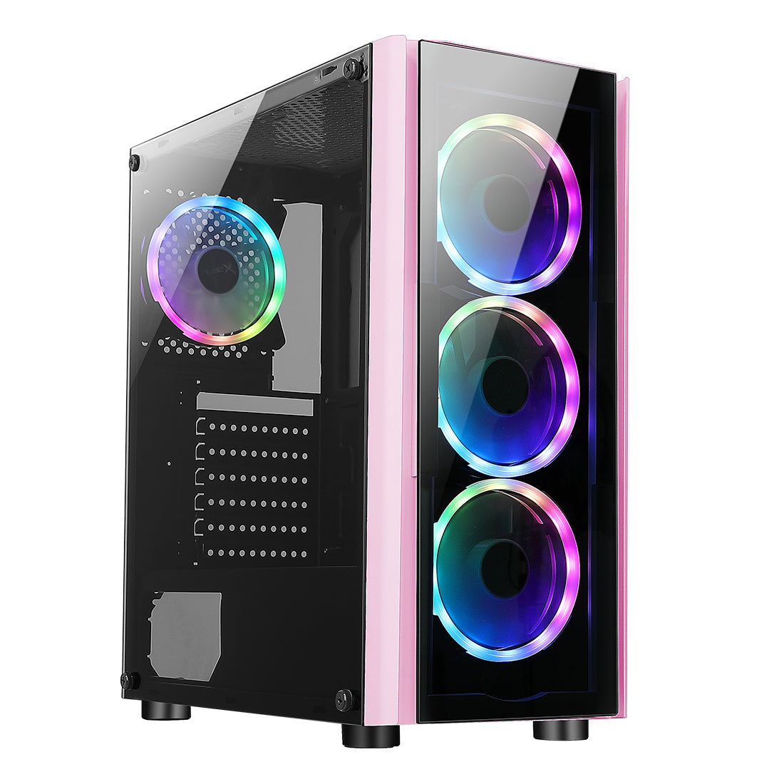 Gabinete XZEAL XZ110-1 ROSA. XZCGB12P.