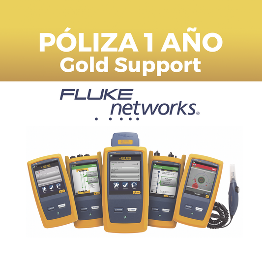 Poliza de 1 aÃ±o de Soporte Gold Para Certificador DSX2-5000INT