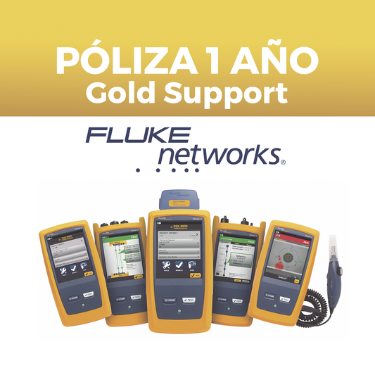 Poliza de 1 aÃ±o de Soporte Gold Para Certificador DSX2-8000INT