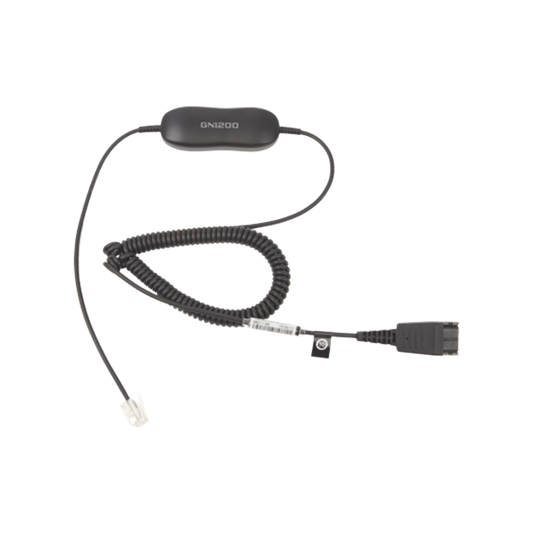 Jabra GN1200 cable enroscado con conexiÃ³n QD y RJ-9 (88011-99)