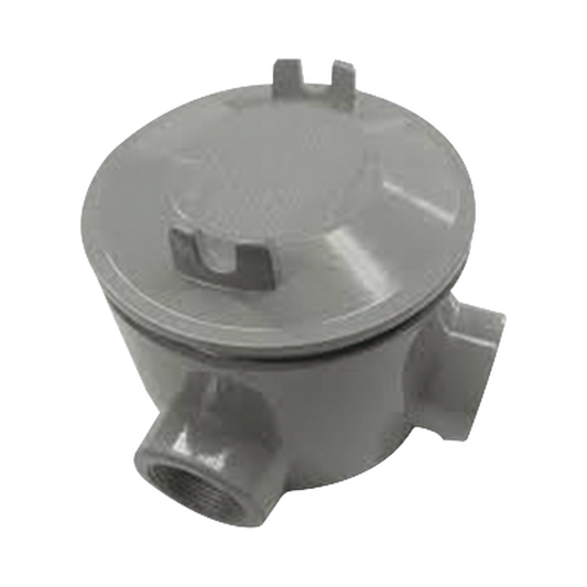 Caja  con Tapa Tipo GRL de 1 1/4" (31.8 mm)/ Caja a Prueba de ExplosiÃ³n/ Para Ãreas Peligrosas / Libre de Cobre.