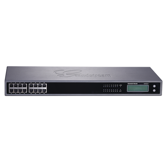 Gateway VoIP GrandStream ATA de 16 puertos FXS + 1 puerto TELCO de 50 pins, p/montaje en rack