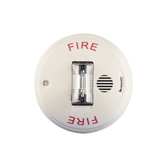 Sirena Estrobo 24 Vcd, InstalaciÃ³n en Techo, Multi Candela, Color Blanco (0500-06110)