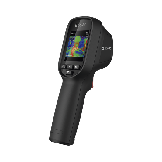 ECO-V - CÃ¡mara TermogrÃ¡fica PortÃ¡til / ResoluciÃ³n 96 x 96 TÃ©rmico / 640 Ã— 480 CÃ¡mara Visual / Lente 1.35 mm / Pantalla LCD 2.4" / IP54  / Memoria interna 4 Gb