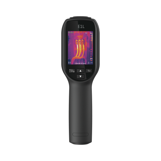 E1L - CÃ¡mara TermogrÃ¡fica PortÃ¡til / ResoluciÃ³n 160 x 120 / Lente 3.1 mm / Pantalla LCD 2.4" / IP54  / Ranura Micro SD hasta 128 GB (8 GB por Default Integrada)