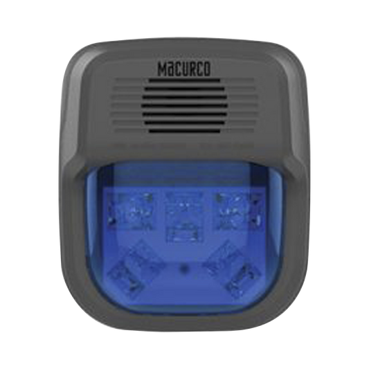 Sirena Estrobo Color Azul Para Paneles y Detectores Macurco