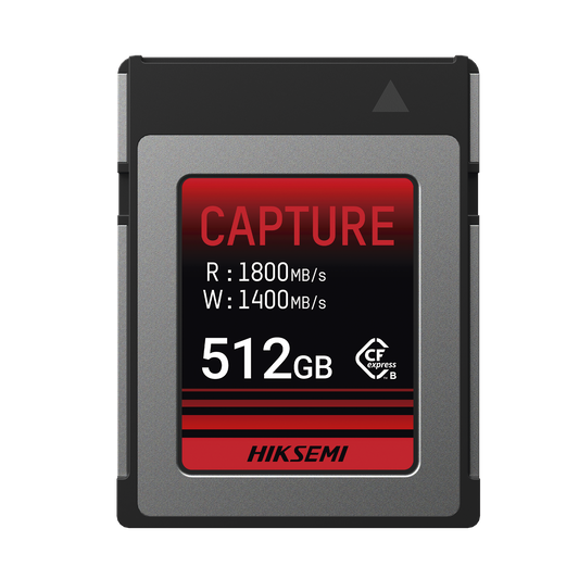 Memoria CFexpress tipo B / Clase 10 de 512 GB / Especializada para CÃ¡maras de FotografÃ­a y Video  / 1800 MB/s Lectura / 1700 MB/s Escritura