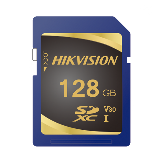 Memoria SD Clase 10 de 128 GB / Especializada Para Videovigilancia | HIKVISION