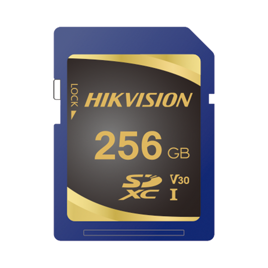 Memoria SD Clase 10 de 256 GB / Especializada Para Videovigilancia | HIKVISION