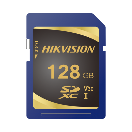 Memoria SD Clase 10 de 128 GB / Especializada Para Videovigilancia | HIKVISION