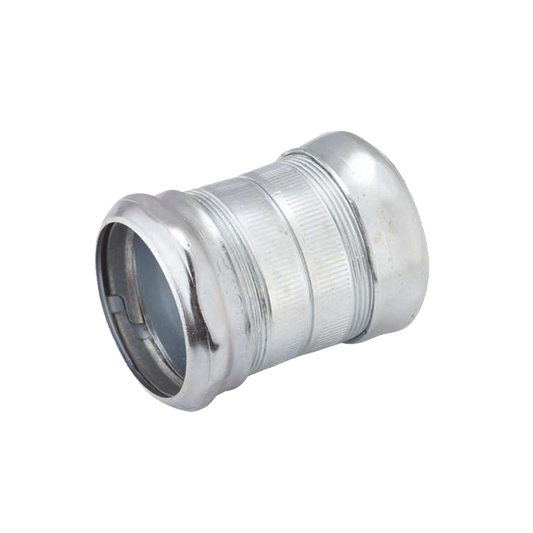 Cople CompresiÃ³n de Acero Galvanizado para Pared Delgada de 2".