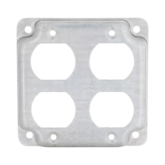 Cubierta de 4" para 2 Contactos DÃºplex.