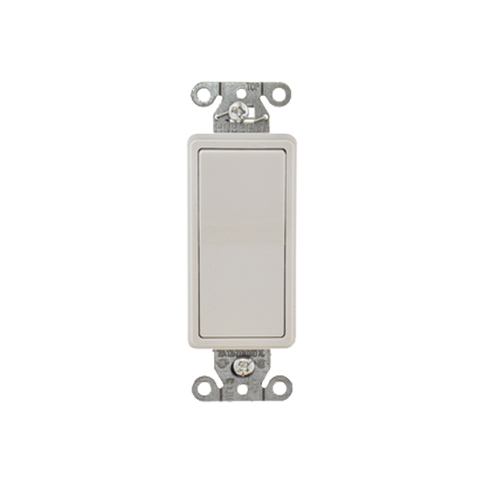 Interruptor Decorador de 20 A 120-277 V CA/ 3 VÃ­as/ Cableado Lateral y Posterior / Color Blanco.