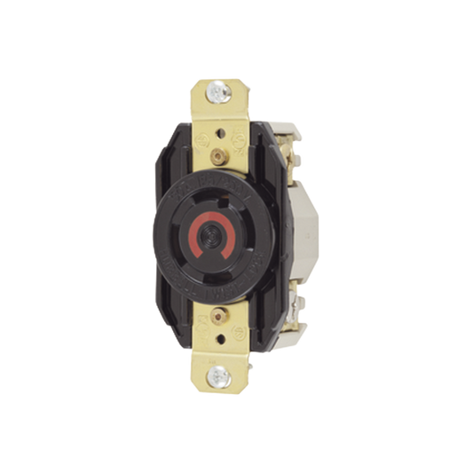 ReceptÃ¡culo con Bloqueo de Media Vuelta Industrial 30 a 125/250 V CA / 3 Polos 4 Hilos / Nema L14-30R.