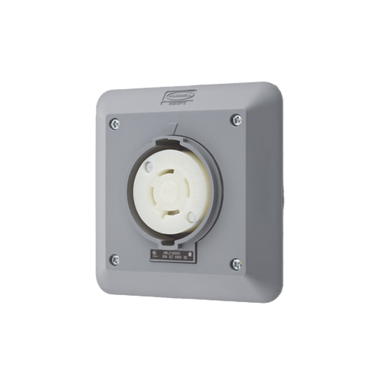 ReceptÃ¡culo con Bloqueo de Media Vuelta Industrial 30 A 600 V CA / 3 Polos 4 Hilos / Nema L17-30R.