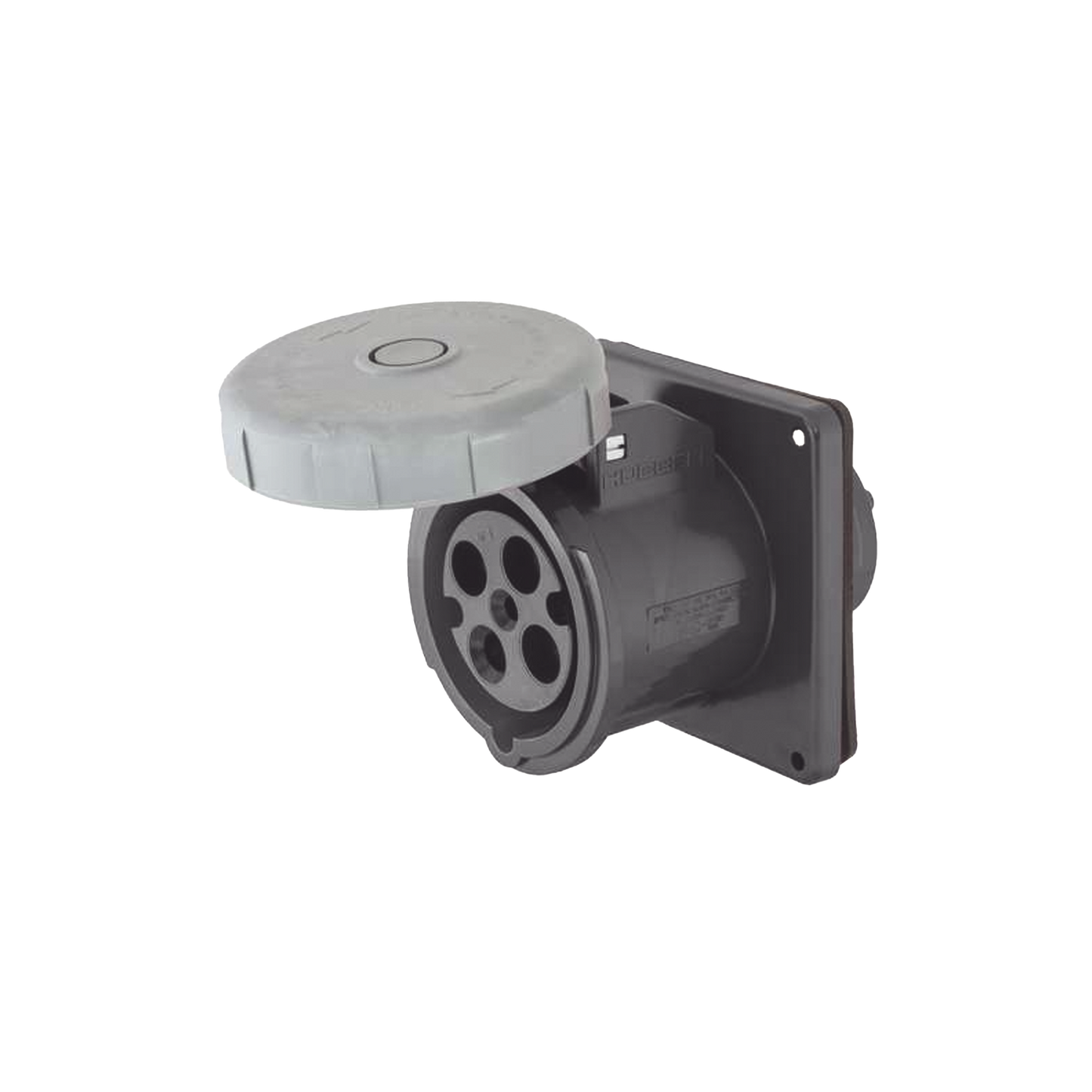 ReceptÃ¡culo Pin and Sleeve TrifÃ¡sico / 60 A 600 VCA 3 Fases / 3 Polos 4 Hilos / HermÃ©tico / Grado Industrial.