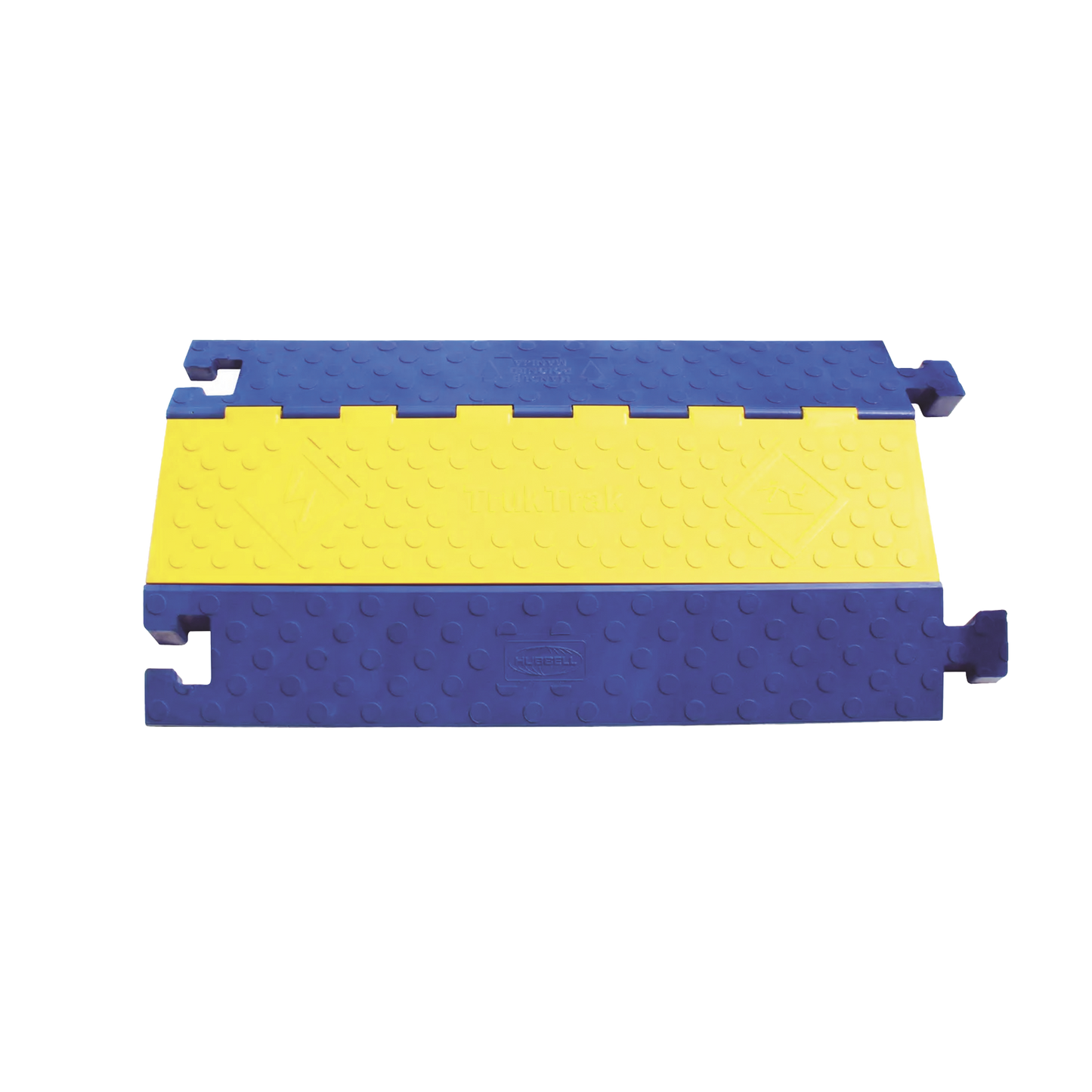 GestiÃ³n de cableado Kellems / Truk Trak de 2 canales / Color Azul y Amarillo.