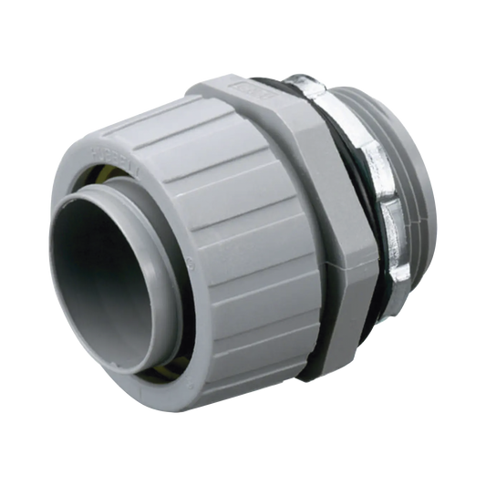 Conector Recto de Nylon de 1" para TuberÃ­a Liquidtight Polytuff.