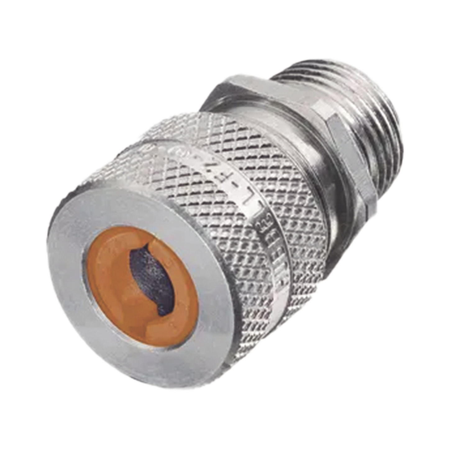 Conector de cable, de aluminio macho recto, .13 - .19" (3.2 - 4.7 mm), 3/4".