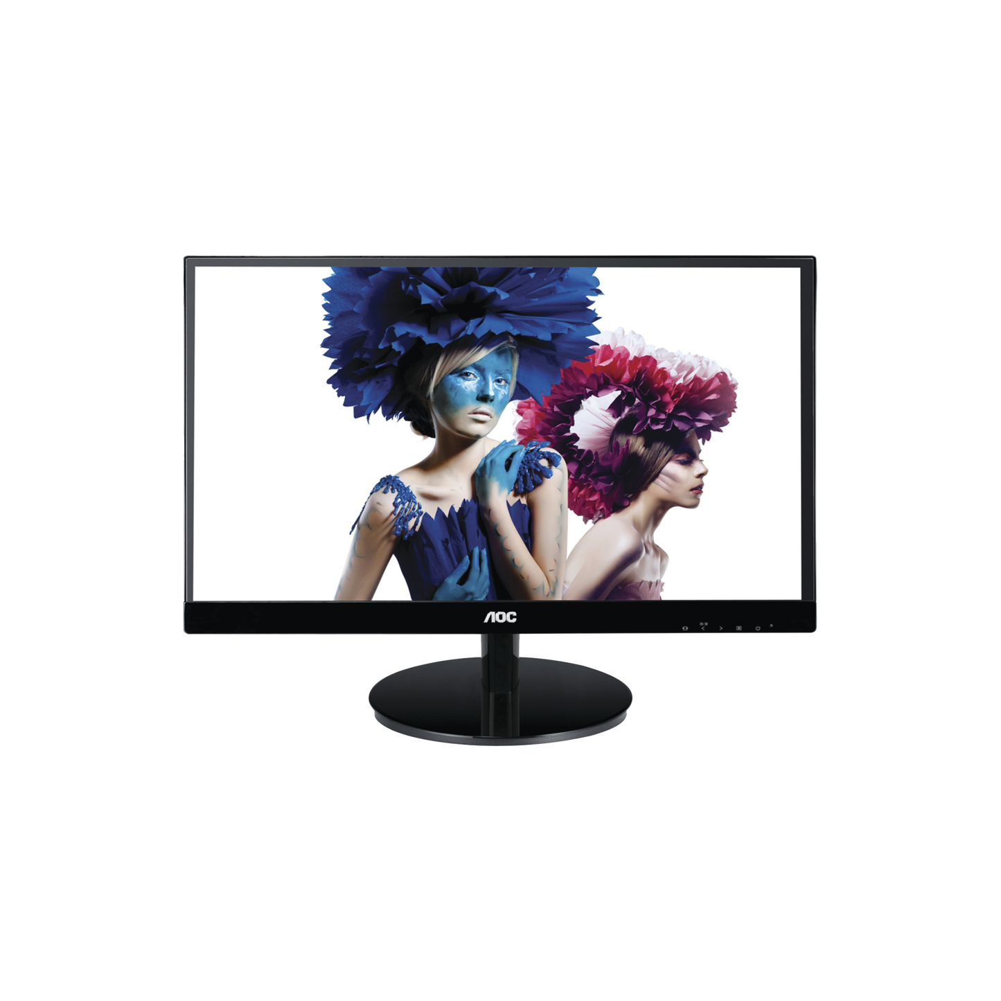 Monitor LED de 27", Resolución 1920 x 1080 Pixeles con Entradas de Video VGA / HDMI con MHL / Displayport. Panel IPS con Marco Esbelto y Bocinas Integradas