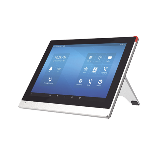 Monitor IP/SIP para interior con Android, Wi-Fi, pantalla tÃ¡ctil de 10.1", audio de 2 vÃ­as, PoE, 8 interfaces de entrada de alarma.