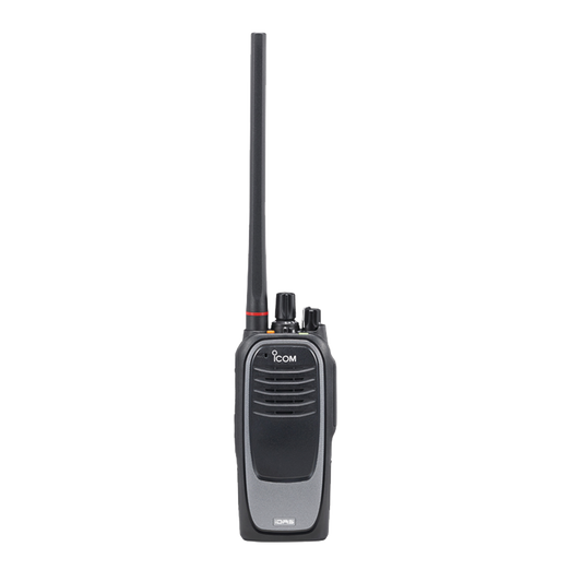 Radio digital NXDN sin pantalla en la banda de UHF, rango de frecuencia 380-470MHz, sumergible IP68, con encriptaciÃ³n DES, GPS,  bluethooth, grabador de voz, 32 canales. no incluye cargador ni antena.