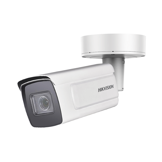 Bala IP 8 Megapixel / Lente Mot. 2.8 - 12 mm / 50 mts IR EXIR / IK10 / Reconocimiento Facial / WDR 140 dB / DeepinView /