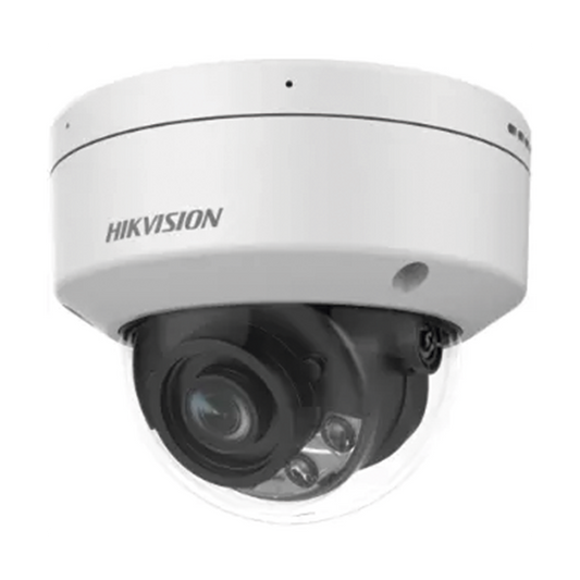 Domo IP 4 Megapixel / Lente Fijo 4 mm / Luz Dual (IR y Luz Blanca) / Detección Facial / Heat Map / Metadata / Micrófono Integrado / IK10 / IP67 / WDR 140 dB / DeepinView