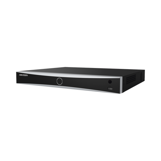 NVR 12 Megapixel (4K) / Reconocimiento Facial / 16 Canales IP / Base de Datos / Hasta 100,000 Fotografías / 16 Puertos P