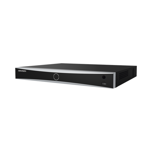 NVR 12 Megapixel (4K) / Reconocimiento Facial / 16 Canales IP / 16 Puertos PoE+ / 2 Bahías de Disco Duro / Filtro de Fal