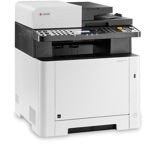 Multifuncional láser a color KYOCERA MA2100cwfx,22PPM,1200 x 1200 DPI, ADP 50 hojas impresión/escaneo/copiado/fax, sustituto de la M5521cdw