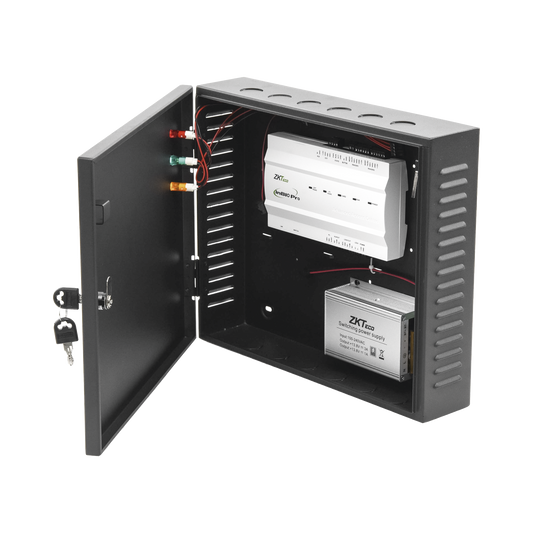 Controlador de Acceso / 1 PUERTA / Funcion ADMS PUSH Incluida / Alta Seguridad / 3 AÃ±os de GarantÃ­a / BiometrÃ­a Integrada / 20,000 Huellas / Software de integraciÃ³n ZKBioSecurity